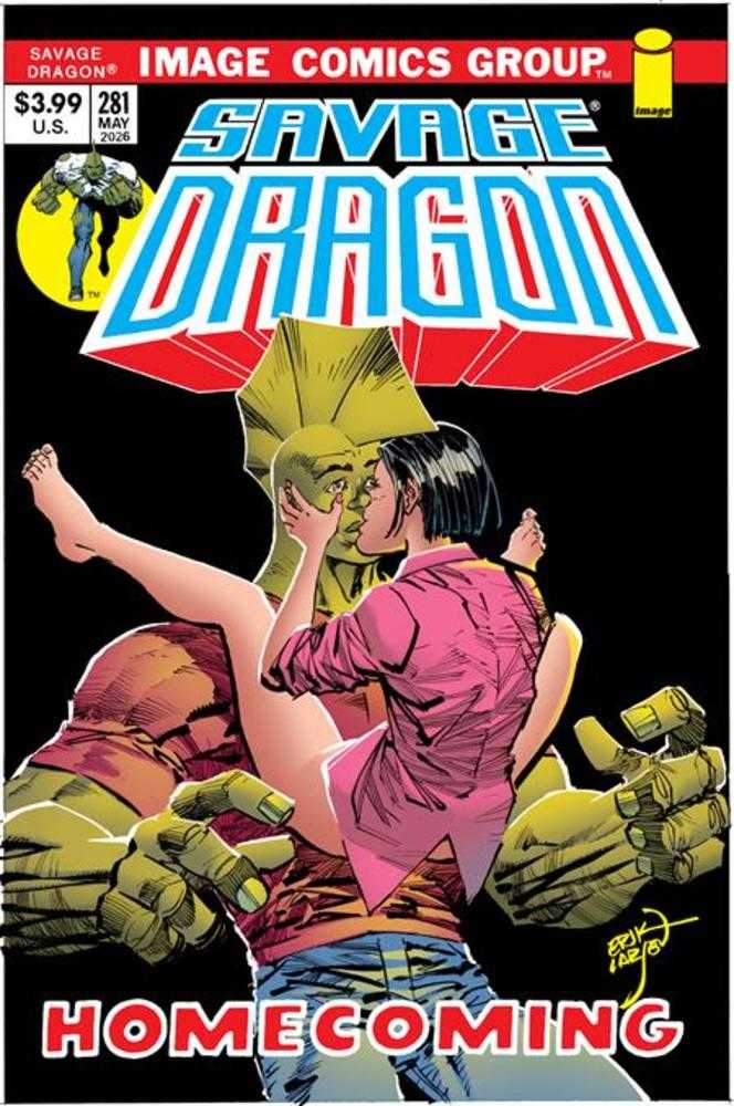 SAVAGE DRAGON #281 COVER B ERIK LARSEN 70 S TRADE DRESS VARIANT (MATURE)