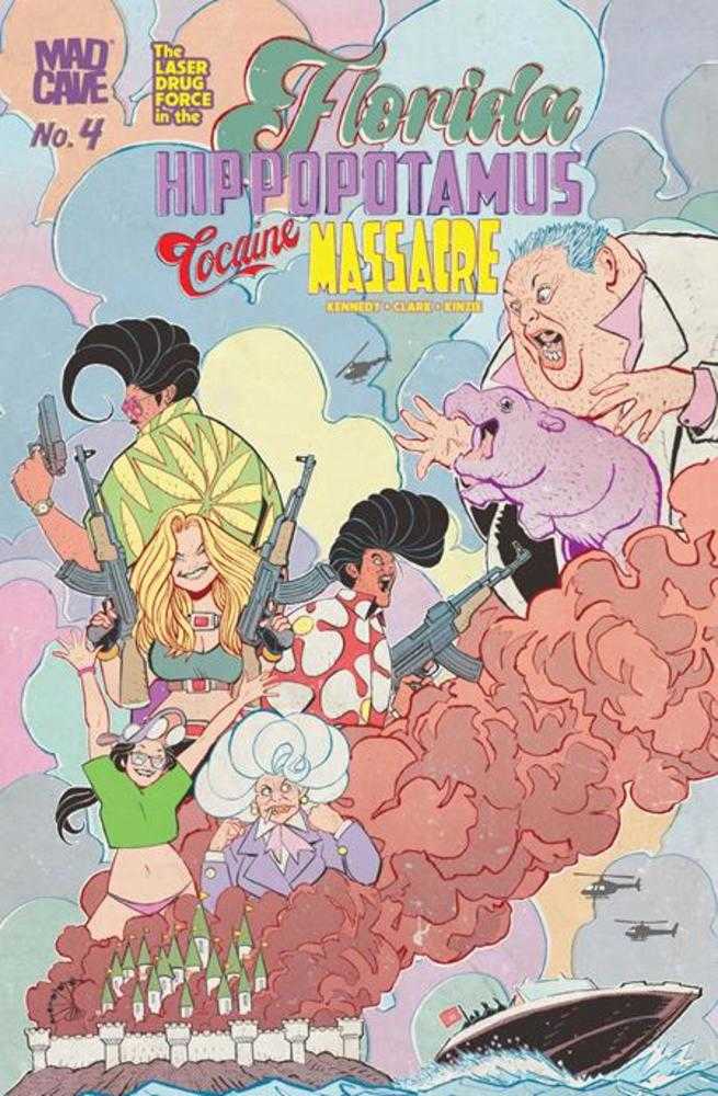 FLORIDA HIPPOPOTAMUS COCAINE MASSACRE #4 (MATURE) (Mad Cave Studios 2026) Comic