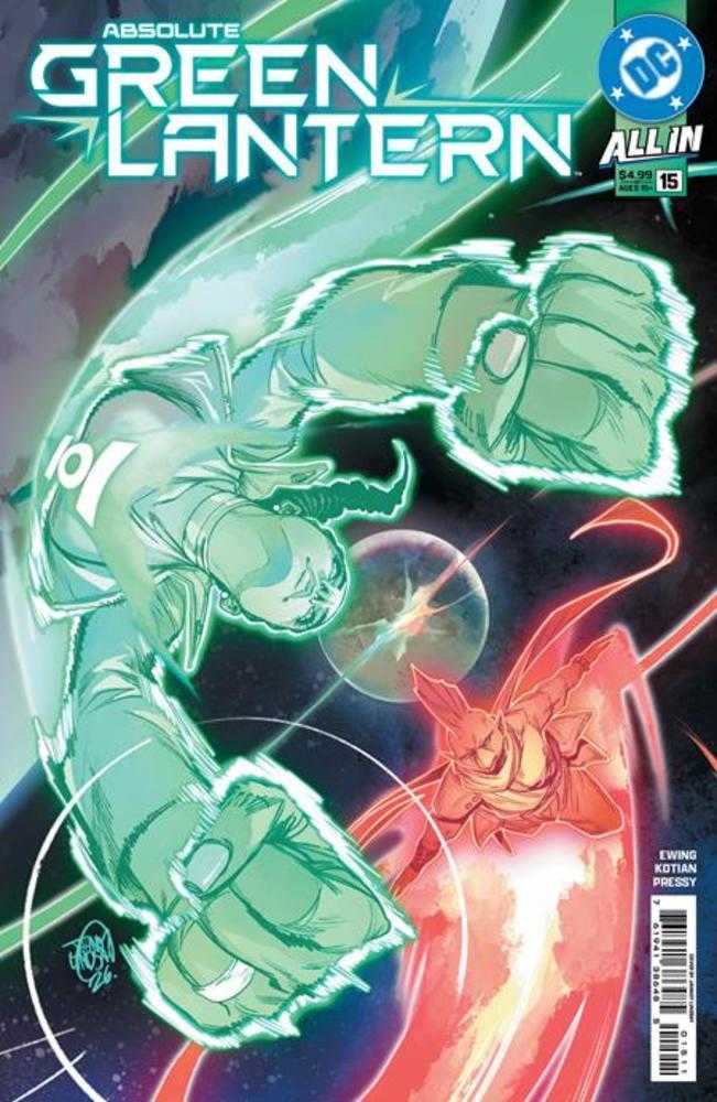 ABSOLUTE GREEN LANTERN #15 COVER A JAHNOY LINDSAY (DC 2026) 1st Print Comic