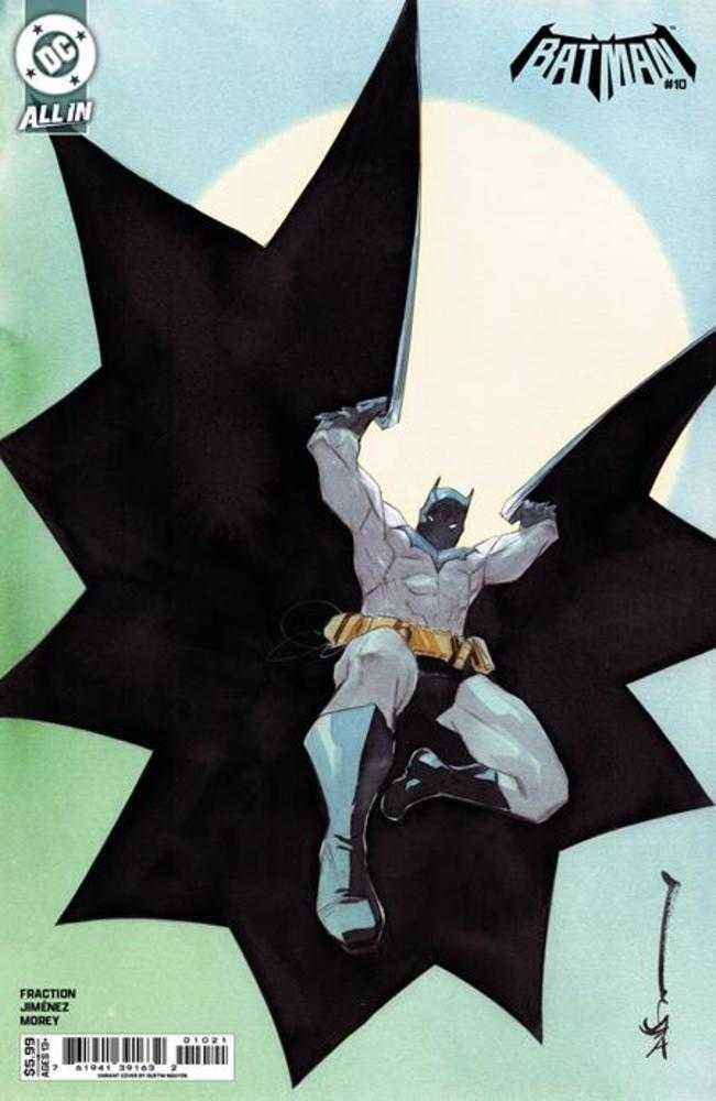 BATMAN #10 COVER B DUSTIN NGUYEN CARD STOCK VARIANT (DC 2026) 1st Print Comic