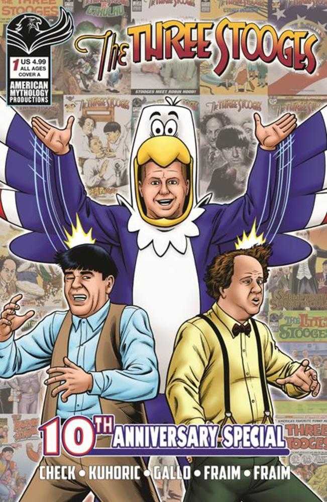 THREE STOOGES AMERICAN MYTHOLOGY 10 TH ANNIVERSARY #1 COVER A Comic