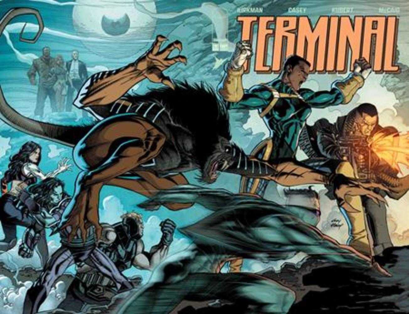 TERMINAL #1 COVER M ANDY KUBERT & DAVE MCCAIG CONNECTING WRAPAROUND CHROMIUM VAR