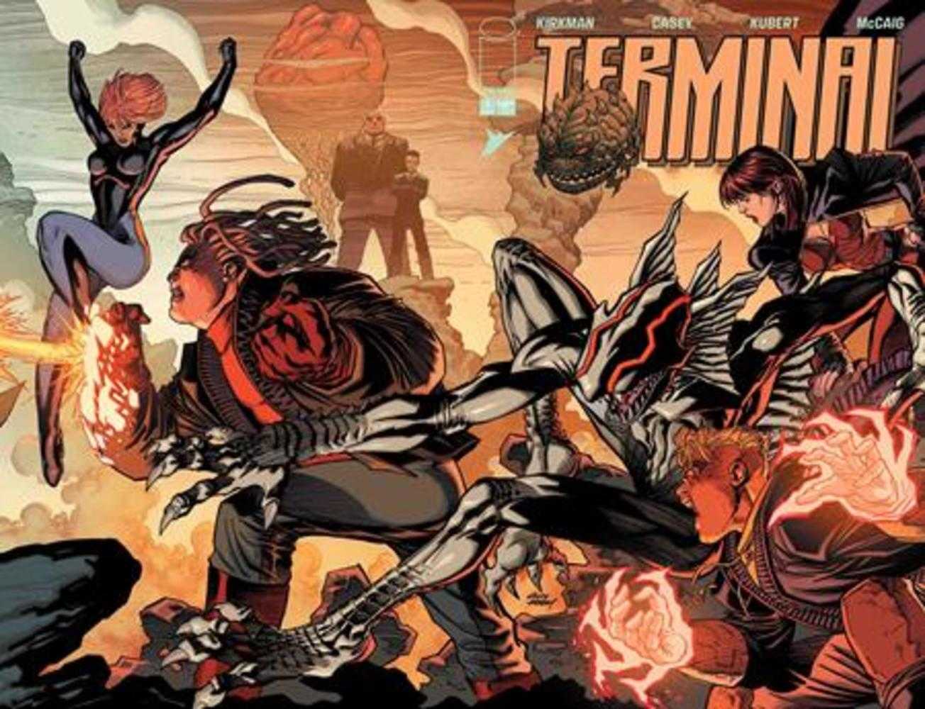 TERMINAL #1 COVER N ANDY KUBERT & DAVE MCCAIG CONNECTING WRAPAROUND CHROMIUM VAR