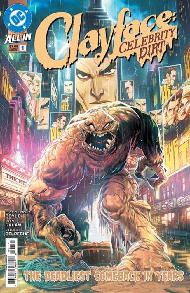 CLAYFACE CELEBRITY DIRT #1 COVER A FRAN GALAN (DC 2026) 1st Print Comic