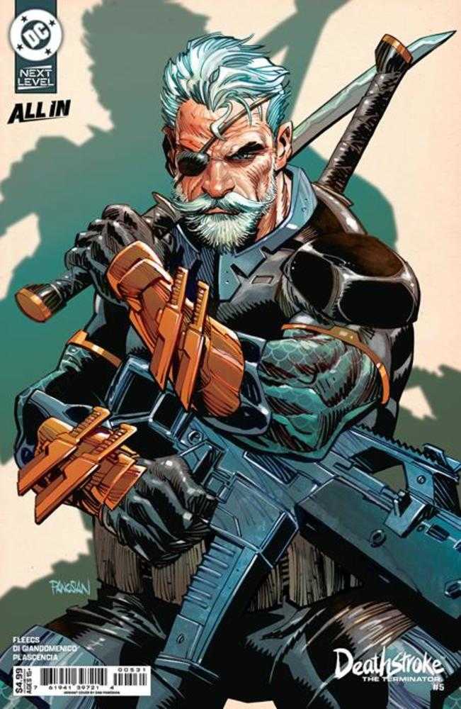 DEATHSTROKE THE TERMINATOR #5 COVER C DAN PANOSIAN CARD STOCK VARIANT