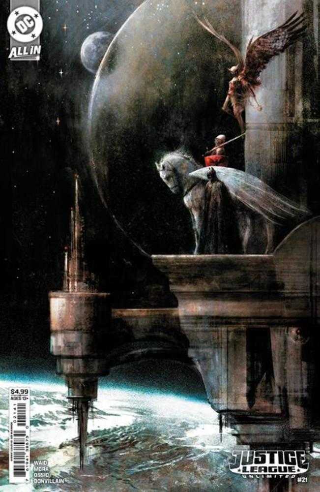JUSTICE LEAGUE UNLIMITED #21 COVER D SEB MCKINNON CARD STOCK VARIANT