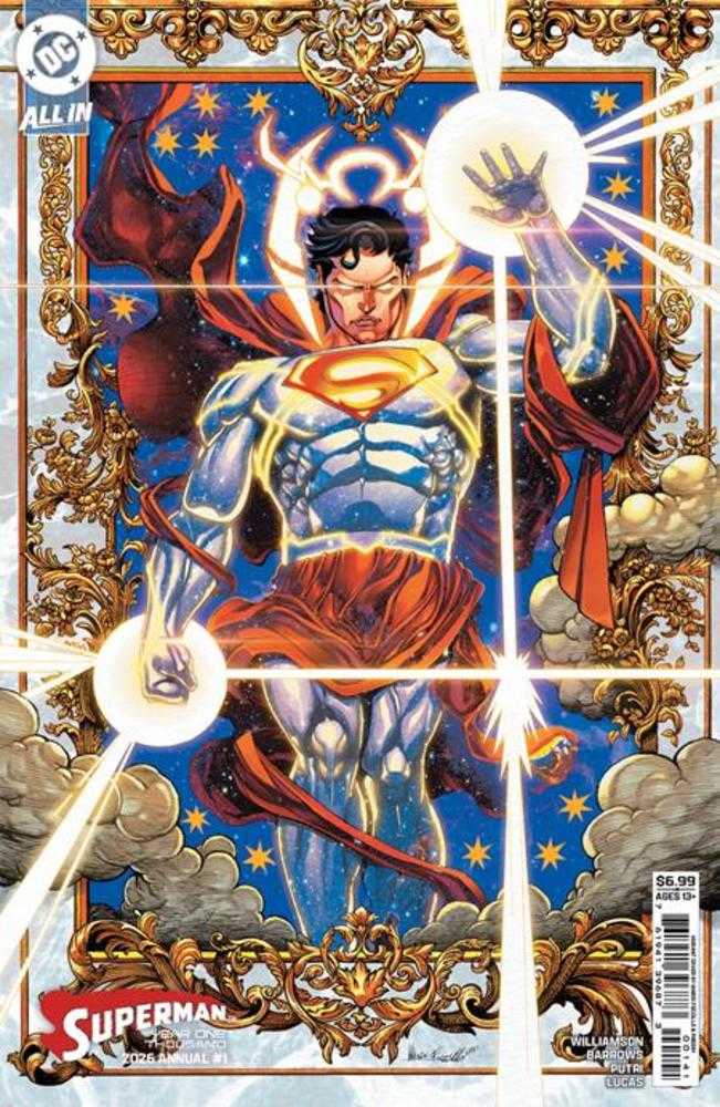 SUPERMAN ANNUAL YEAR ONE THOUSAND #1 (ONE SHOT) COVER D MARIO FOCCILLO CARD STOC