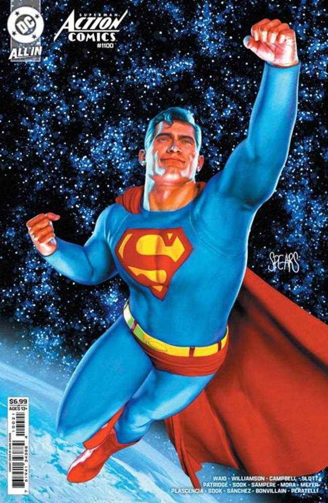 ACTION COMICS #1100 COVER B MARK SPEARS CARD STOCK VARIANT (DC K.O.) Comic