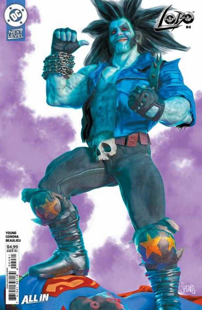 LOBO #4 COVER G MARK SPEARS CARD STOCK VARIANT (DC 2026) 1st Print Comic