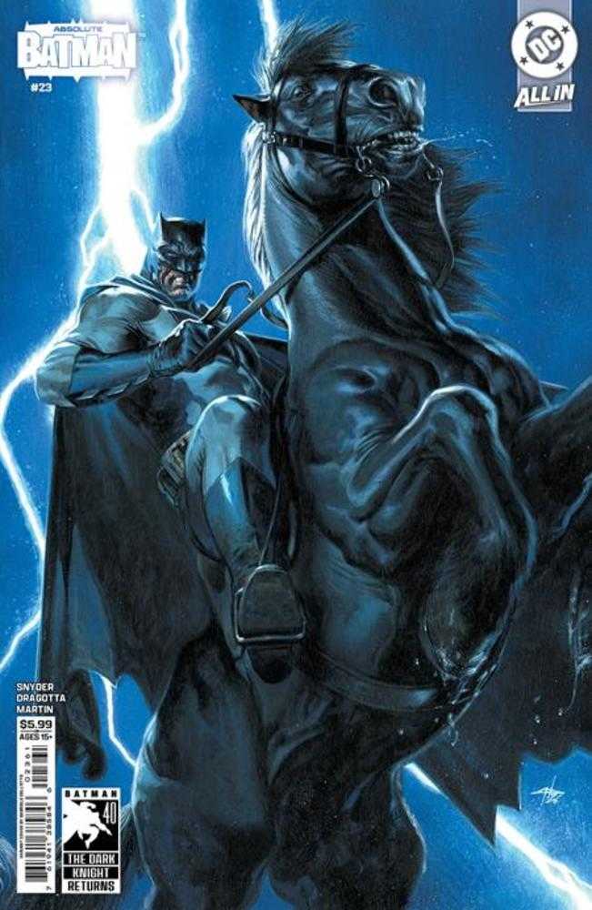 ABSOLUTE BATMAN #23 COVER E GABRIELE DELL OTTO DARK KNIGHT RETURNS 40 TH ANNIVERSARY