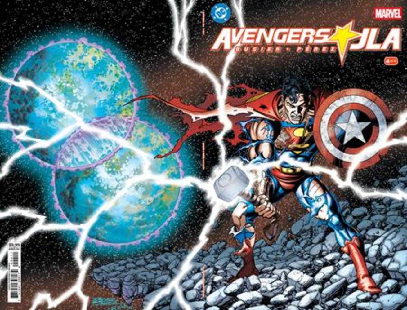 AVENGERS JLA #4 FACSIMILE EDITION COVER A GEORGE PEREZ WRAPAROUND (2026) Comic