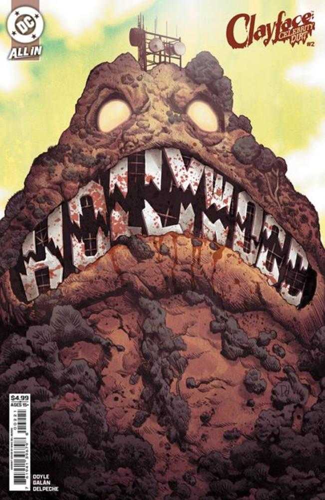CLAYFACE CELEBRITY DIRT #2 COVER B MIKE DEL MUNDO CARD STOCK VARIANT