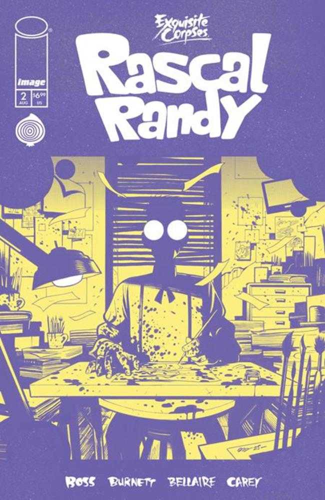 EXQUISITE CORPSES RASCAL RANDY #2 COVER C DYLAN BURNETT POLYBAGGED WITH COLLECTIBLE CARD