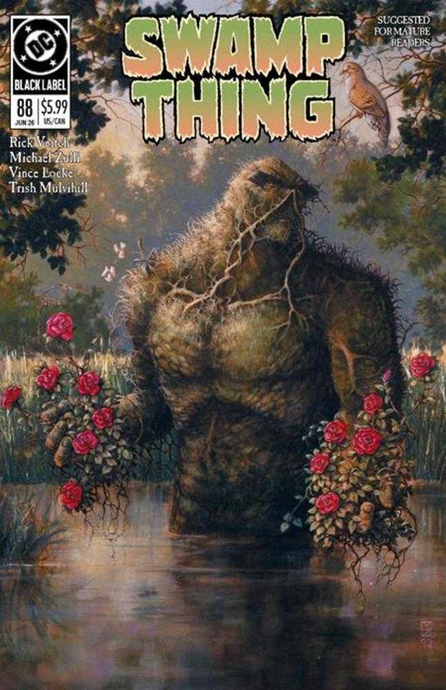SWAMP THING 1989 #1 COVER B MICHAEL ZULLI CARD STOCK VARIANT (MATURE) Comic