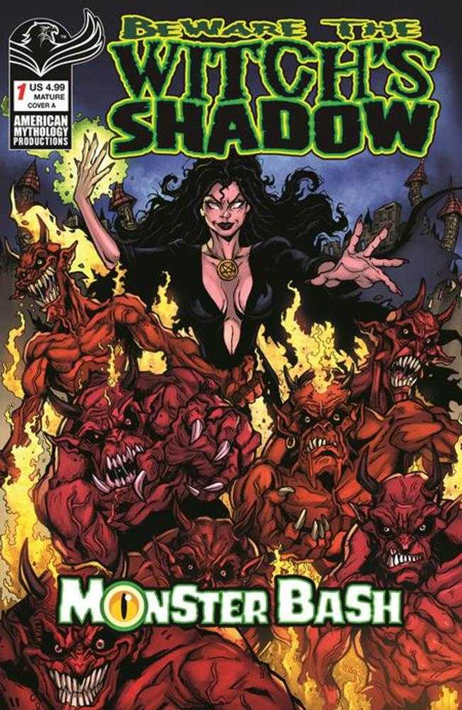 BEWARE THE WITCHS SHADOW MONSTER BASH #1 COVER A PUIS CALZADA (MATURE)