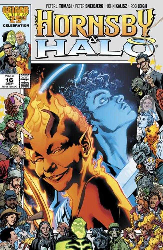 HORNSBY & HALO #16 COVER B BRYAN HITCH & BRAD ANDERSON GEIGER #25
