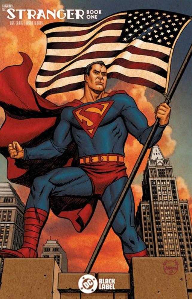 SUPERMAN THE STRANGER #1 COVER B DAVE JOHNSON CARD STOCK VARIANT (MATURE)
