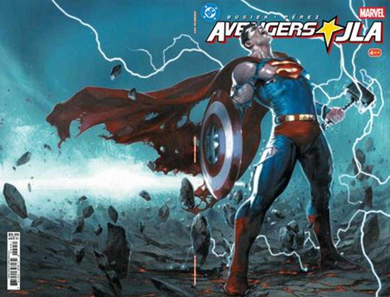 AVENGERS JLA #4 FACSIMILE EDITION COVER E GABRIELE DELL OTTO WRAPAROUND VARIANT