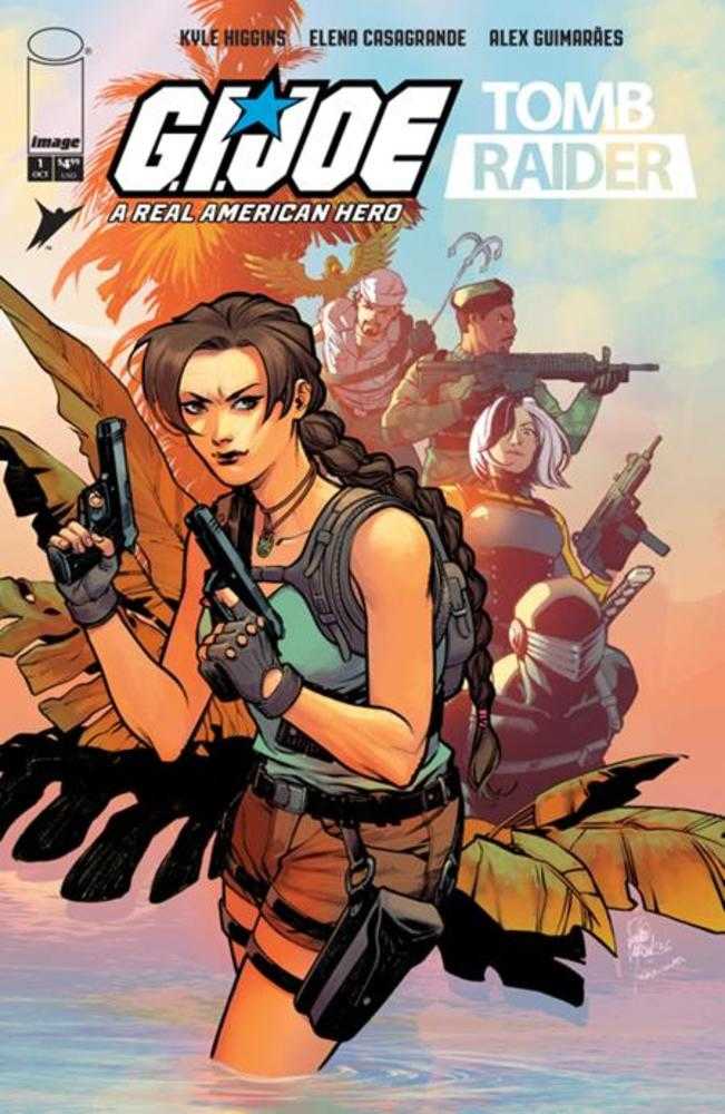 G.I. JOE A REAL AMERICAN HERO TOMB RAIDER #1 COVER A ELENA CASAGRANDE