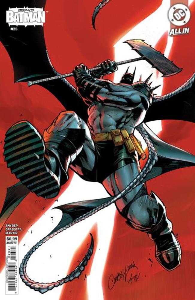 ABSOLUTE BATMAN #25 COVER B J SCOTT CAMPBELL CARD STOCK VARIANT (DC 2026) Comic