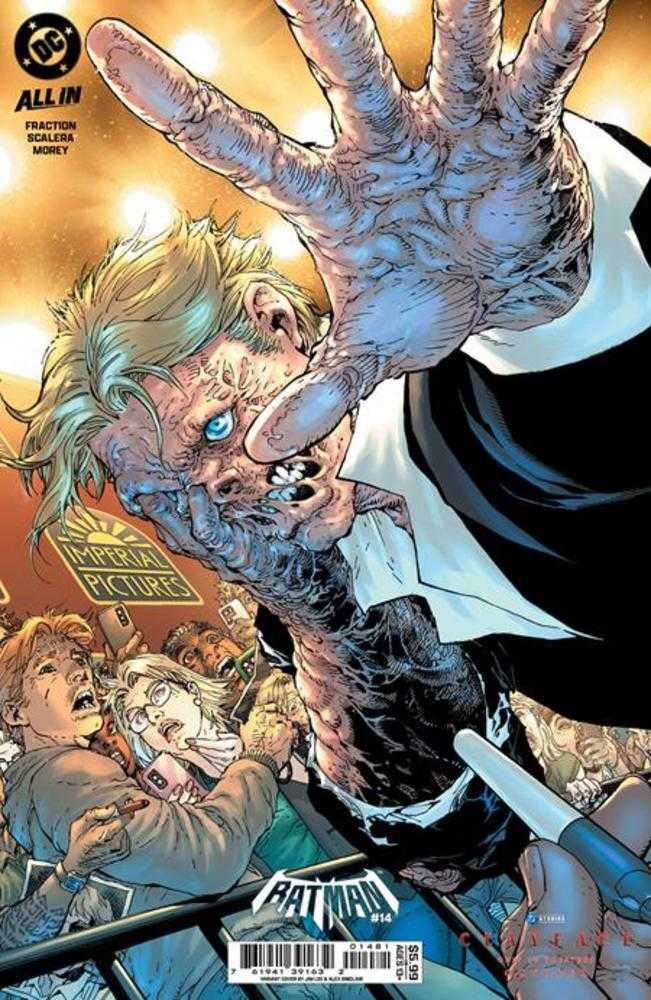 BATMAN #14 COVER G JIM LEE CLAYFACE MOVIE CARD STOCK VARIANT (BATMAN BAD SEEDS)