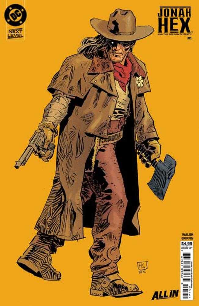 JONAH HEX AND THE SHADOW OF DEATH #1 COVER D HAYDEN SHERMAN NEXT LEVEL CARD STOCK COVER