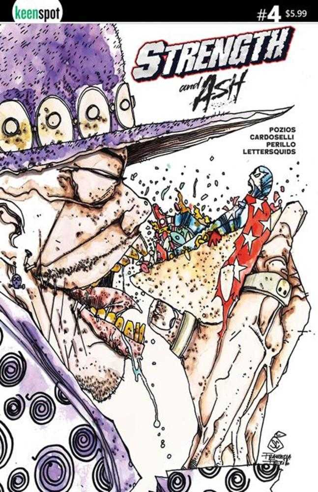 STRENGTH & ASH #4 COVER B STEFANO CARDOSELLI FRANCESCA PERILLO TACOS VARIANT
