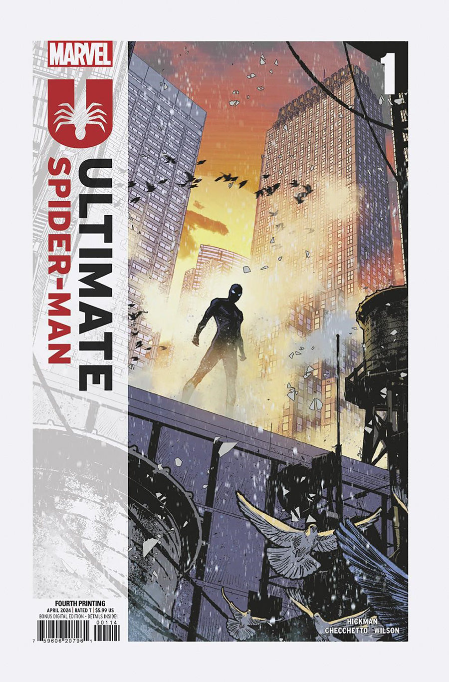 ULTIMATE SPIDER-MAN #1 4TH PRINT MARCO CHECCHETTO VAR
