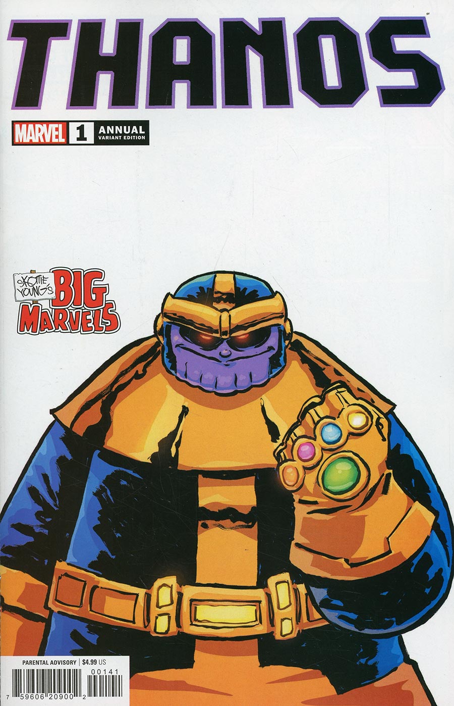 THANOS ANNUAL #1 SKOTTIE YOUNG BIG MARVEL VAR