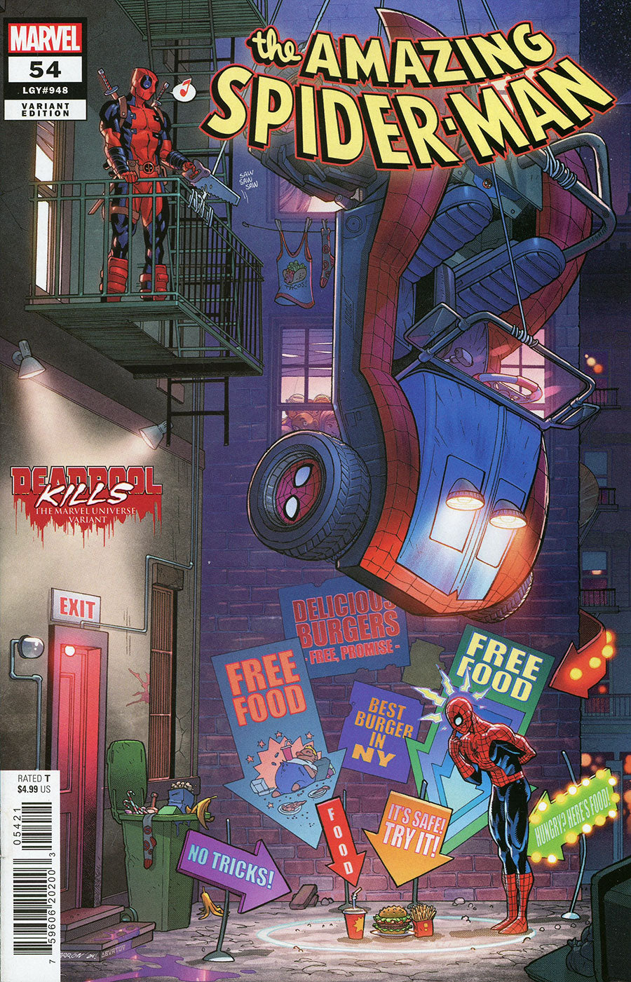 AMAZING SPIDER-MAN #54 DEADPOOL KILLS MARVEL UNIVERSE VARIANT