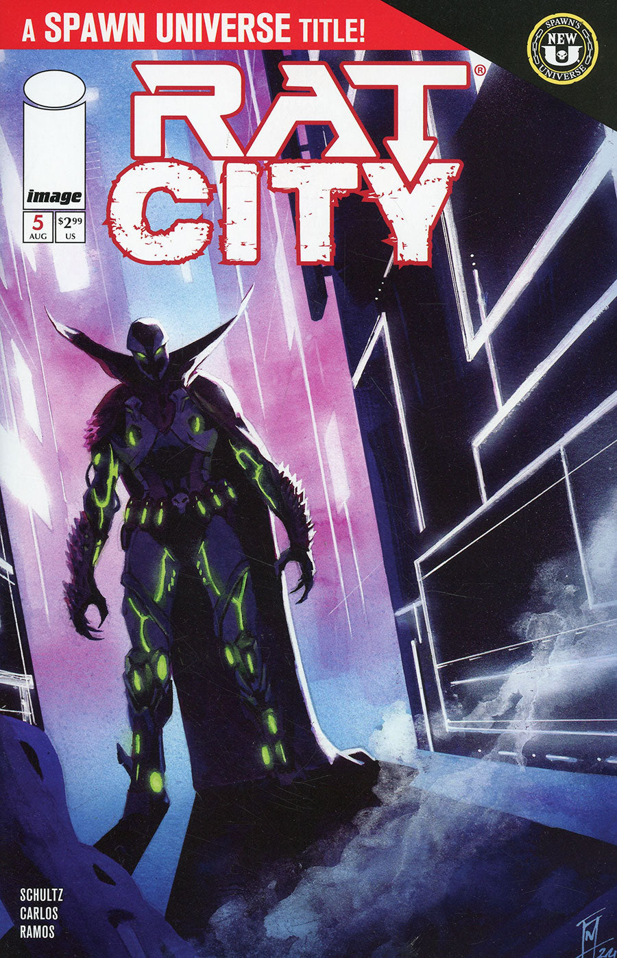 SPAWN RAT CITY #5 COVER A FEDE MELE