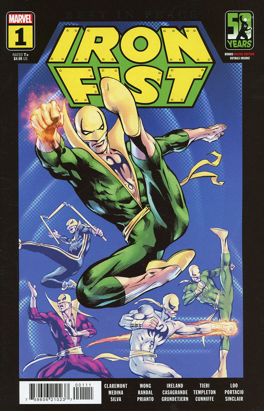 IRON FIST 50TH ANNIVERSARY SPECIAL #1