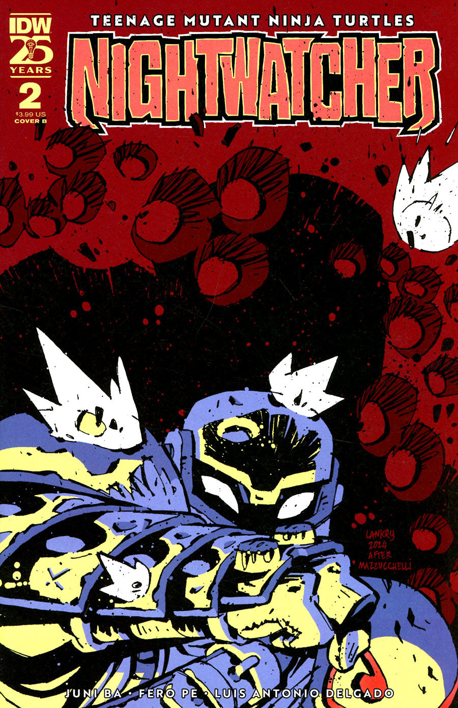 TEENAGE MUTANT NINJA TURTLES: NIGHTWATCHER #2 VARIANT B (LANKRY)