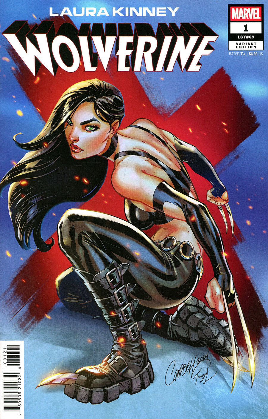 LAURA KINNEY WOLVERINE #1 J SCOTT CAMPBELL VARIANT