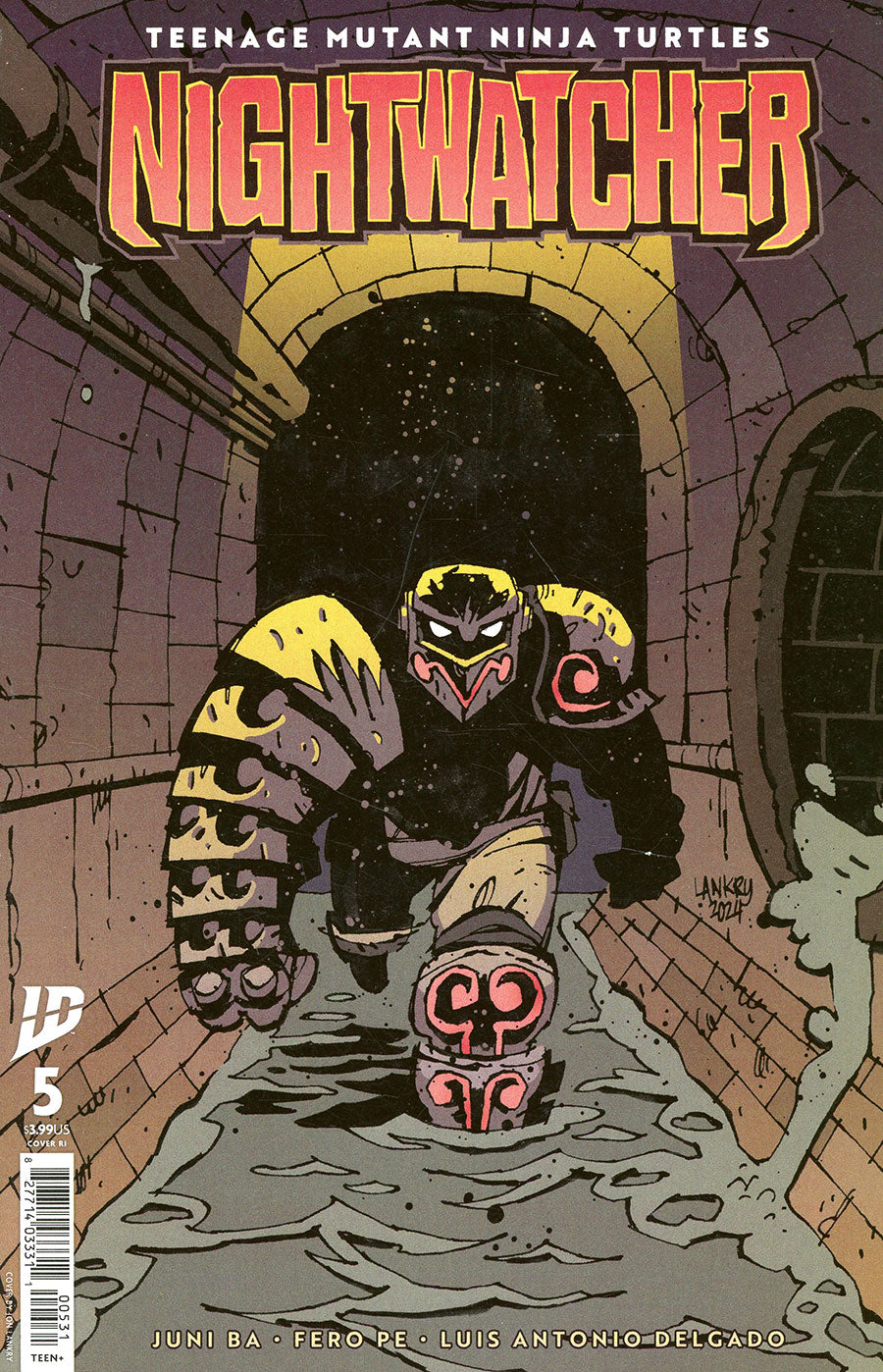 TEENAGE MUTANT NINJA TURTLES: NIGHTWATCHER #5 1:10 VARIANT (LANKRY)