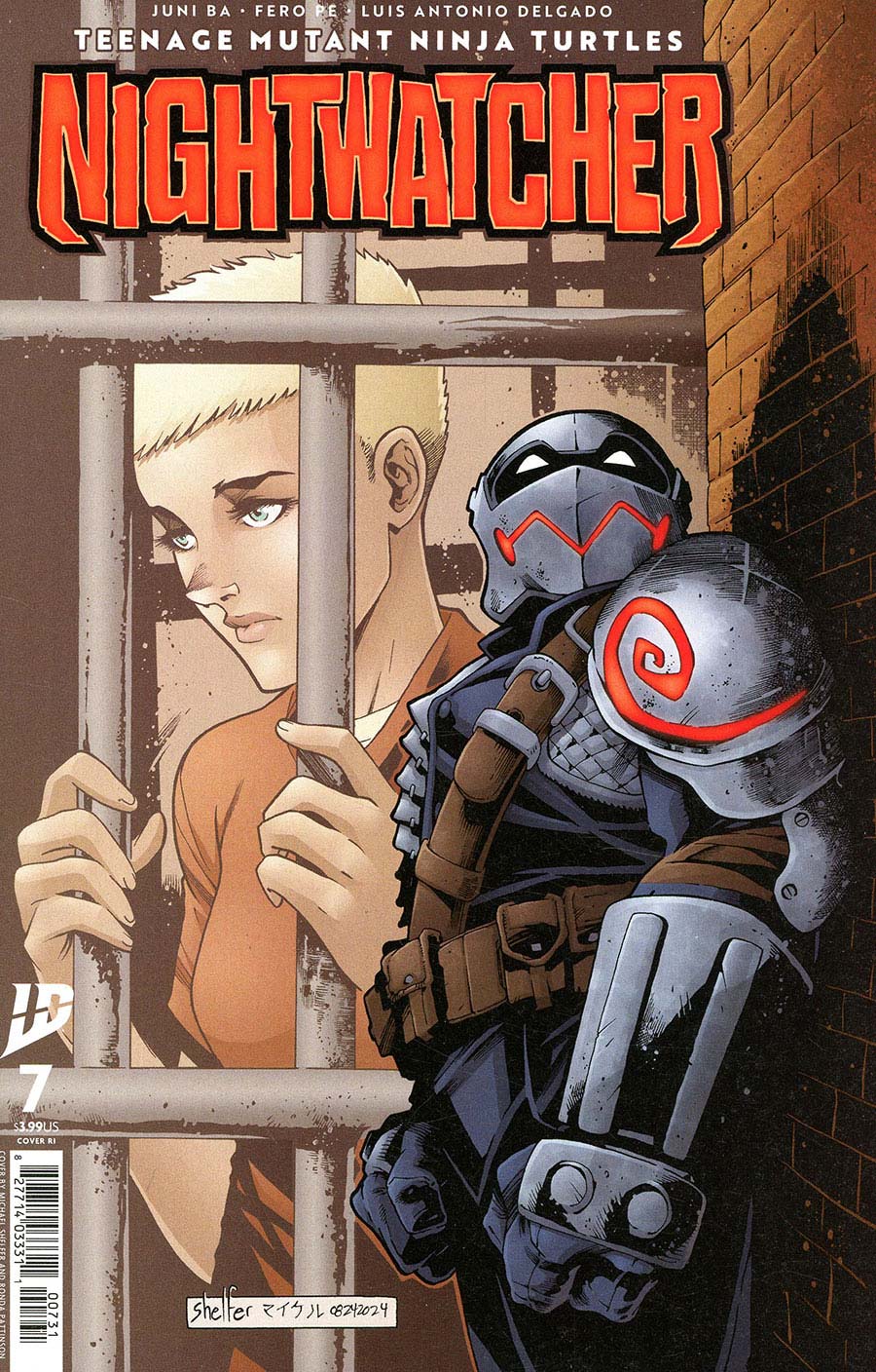 TEENAGE MUTANT NINJA TURTLES NIGHTWATCHER #7 1:10 VARIANT