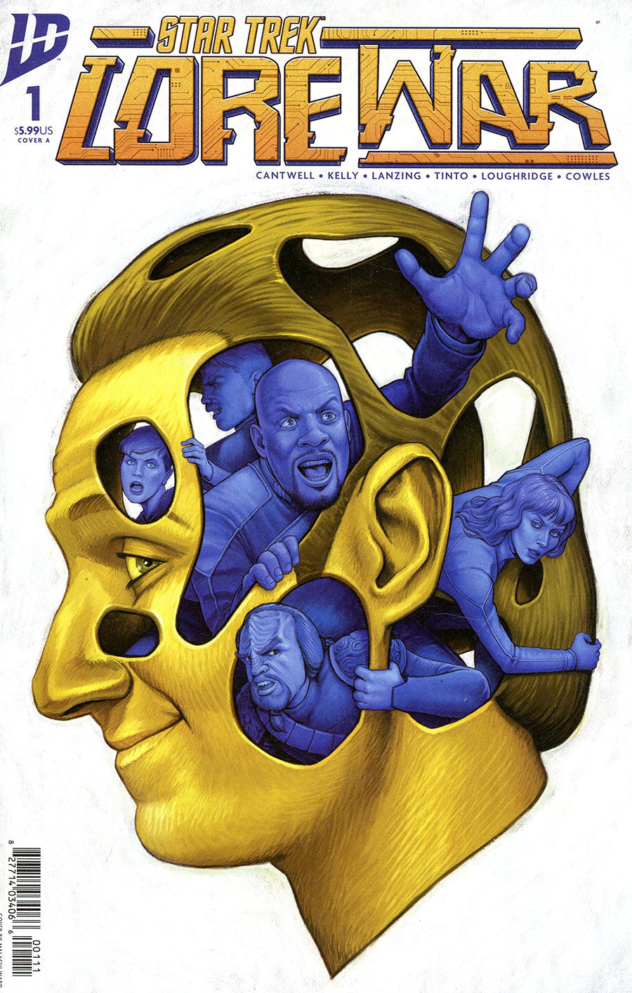 STAR TREK: LORE WAR #1 COVER A (WARD)