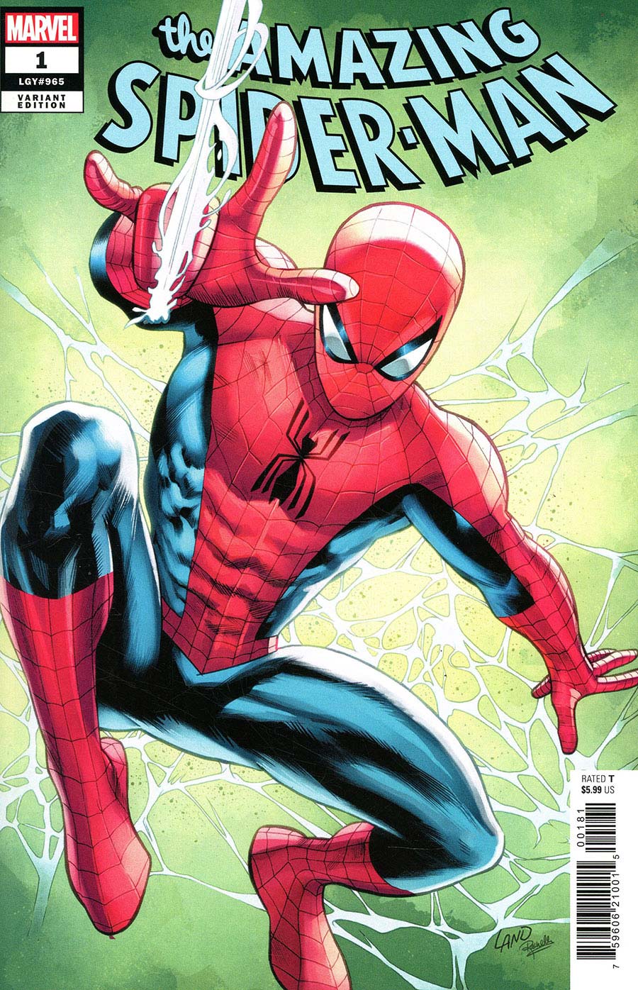AMAZING SPIDER-MAN #1 GREG LAND VARIANT