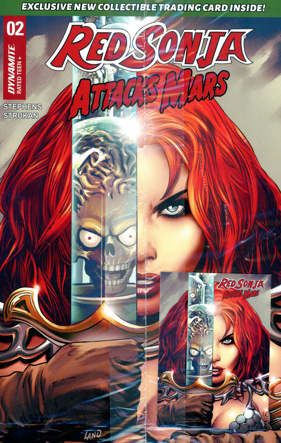 RED SONJA ATTACKS MARS #2 COVER C LAND