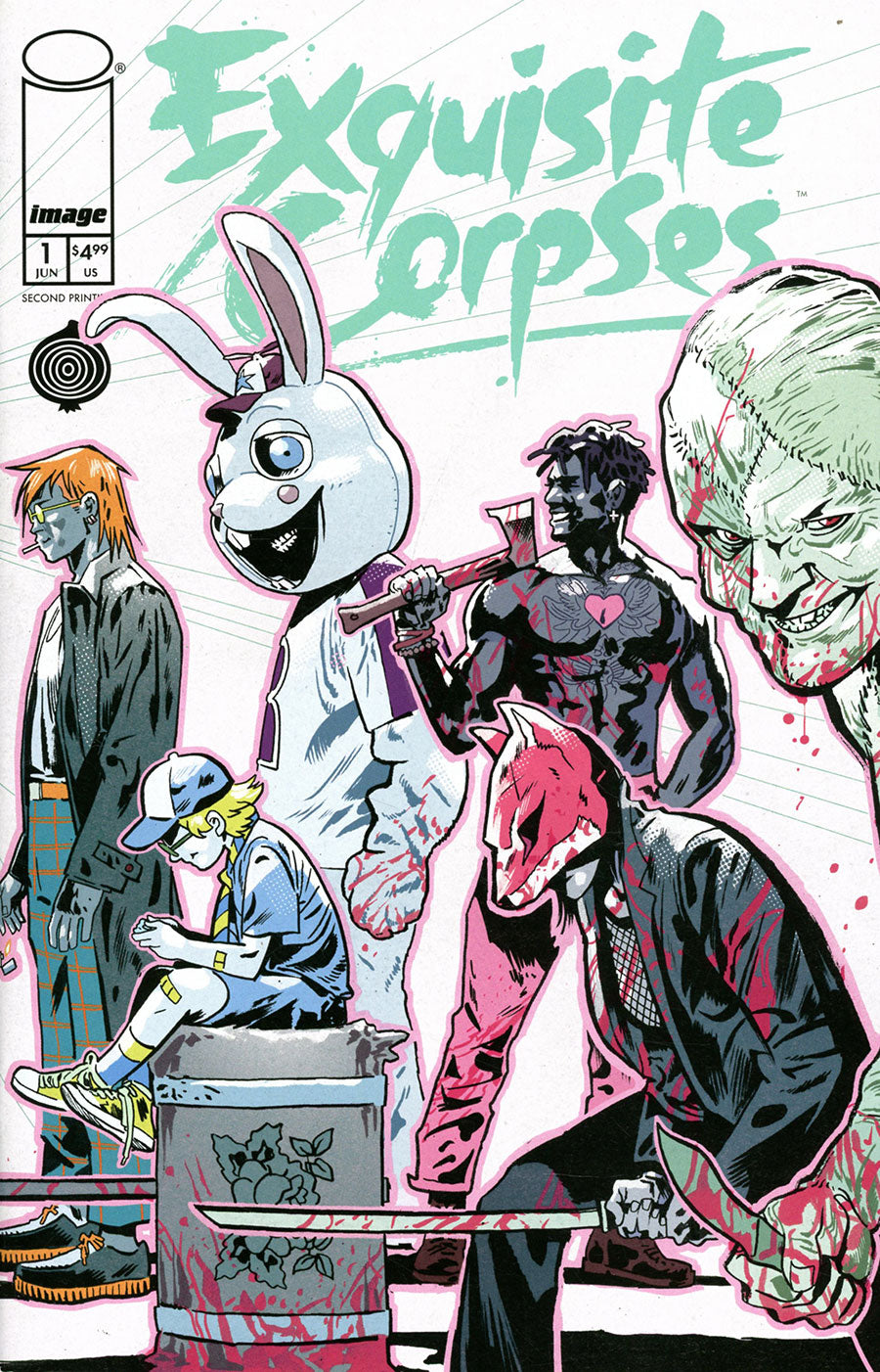 EXQUISITE CORPSES #1 2ND PRINT COVER A MICHAEL WALSH (MATURE)