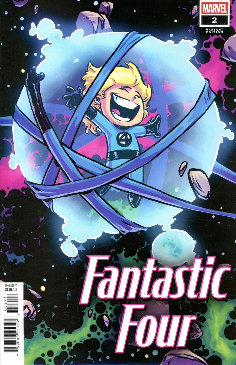 FANTASTIC FOUR #2 SKOTTIE YOUNG 5-PART CONNECTING VARIANT