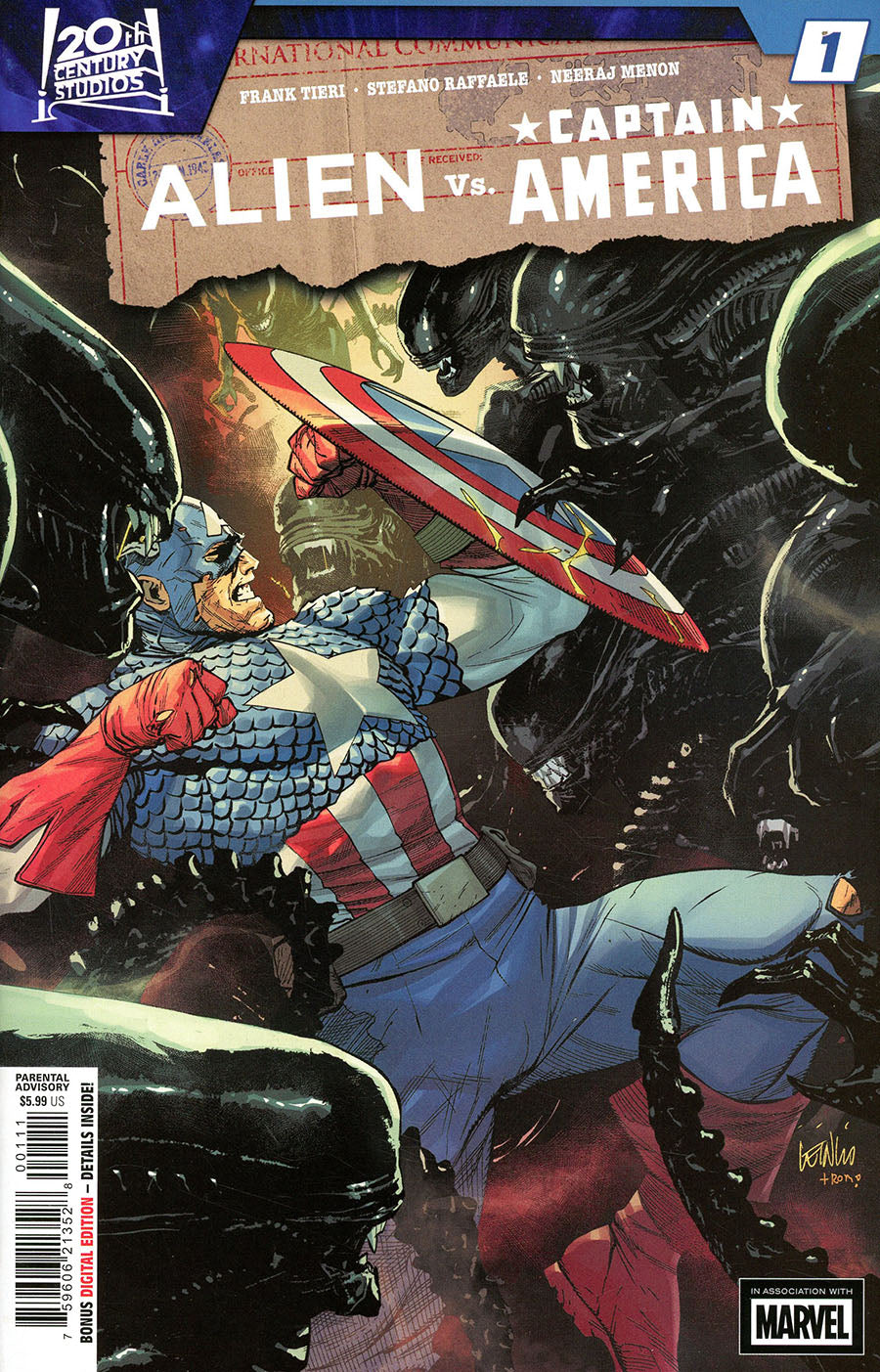 ALIEN VS. CAPTAIN AMERICA #1