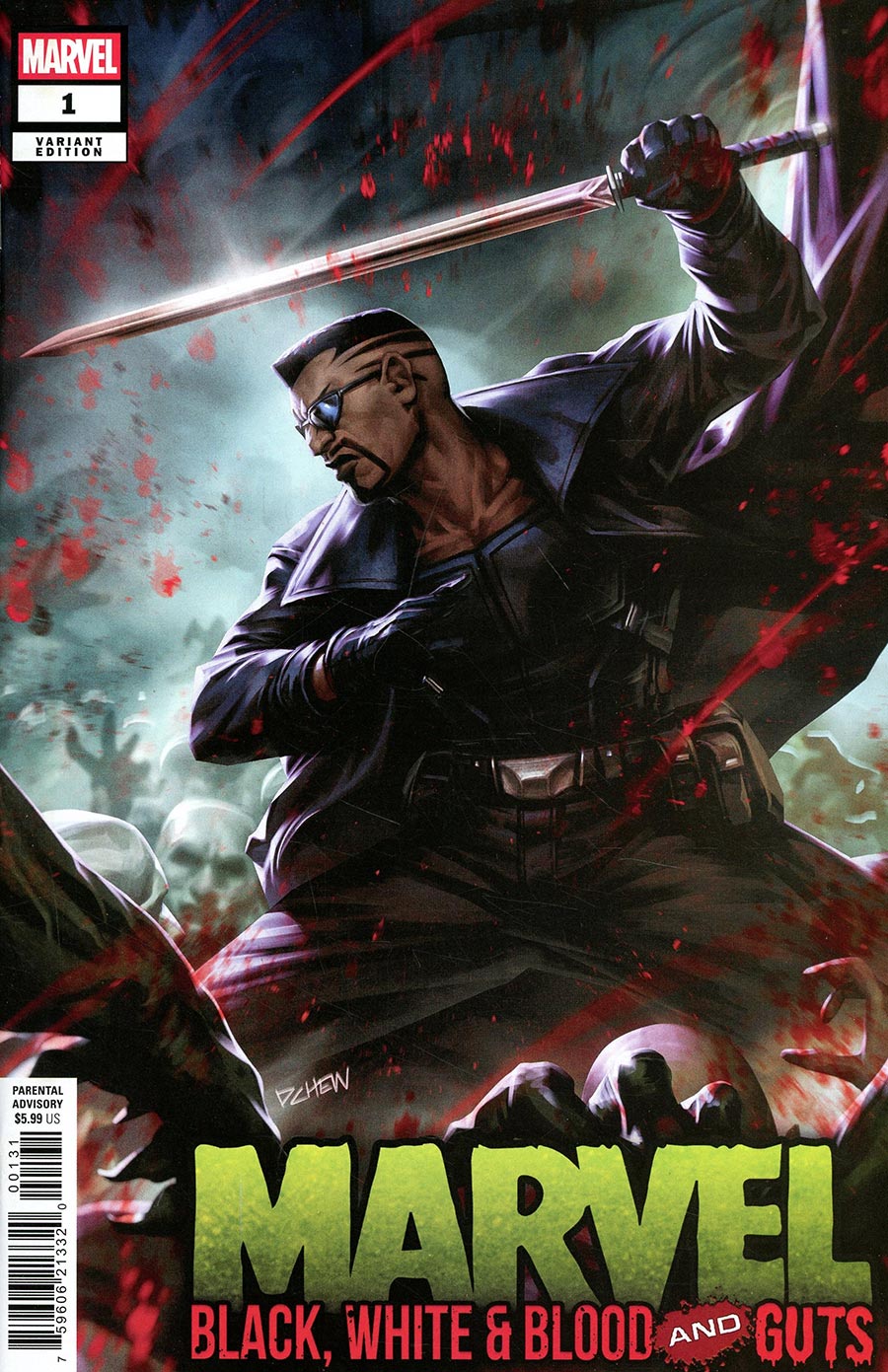 MARVEL: BLACK, WHITE & BLOOD AND GUTS #1 DERRICK CHEW VARIANT