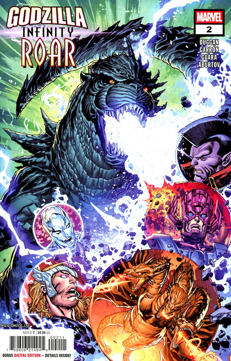 GODZILLA: INFINITY ROAR #2 (Marvel 2026) 1st Print Comic