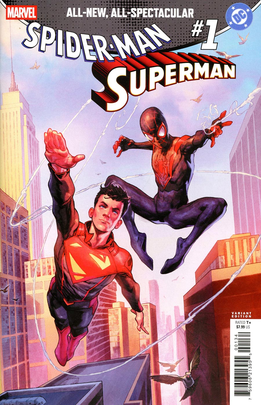 MARVEL/DC: SPIDER-MAN/SUPERMAN #1 JEROME OPENA 1:50 VARIANT (Marvel 2026) Comic