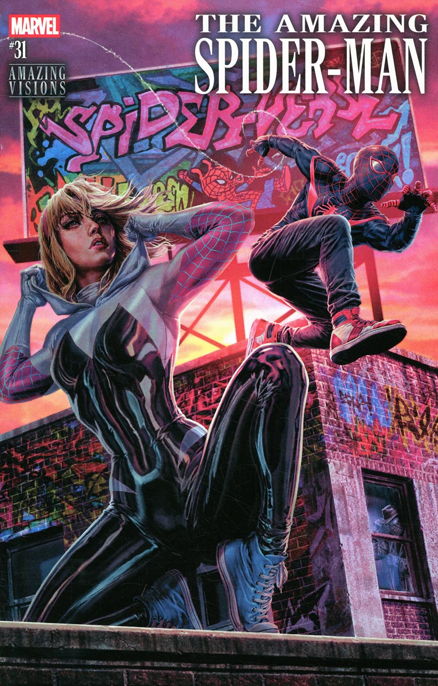AMAZING SPIDER-MAN #31 LEE BERMEJO AMAZING VISIONS VARIANT (Marvel 2026) Comic