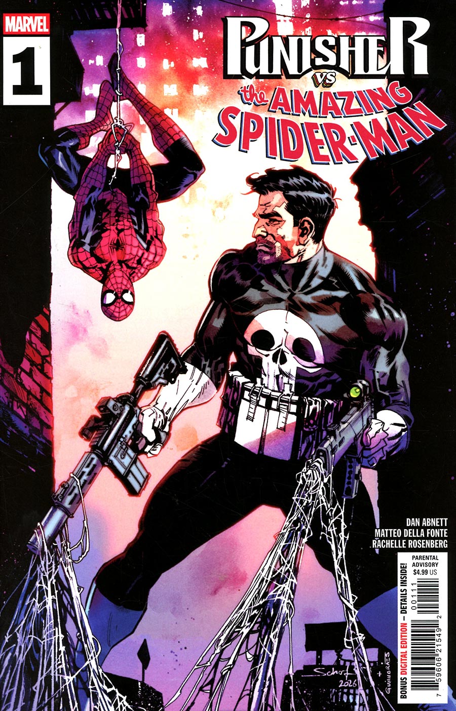 PUNISHER VS. SPIDER-MAN #1 (Marvel 2026) 1st Print Comic