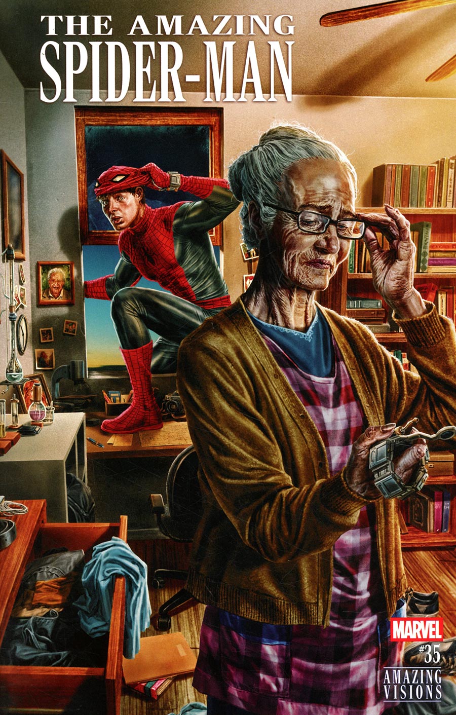 AMAZING SPIDER-MAN #35 LEE BERMEJO AMAZING VISIONS VARIANT (Marvel 2026) Comic