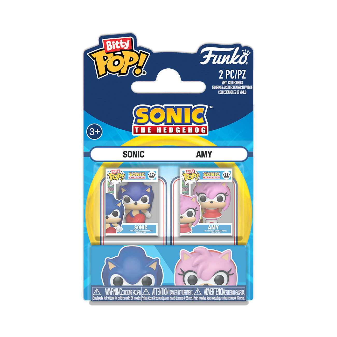 BITTY POP SONIC SONIC & AMY ROSE 2-PK
