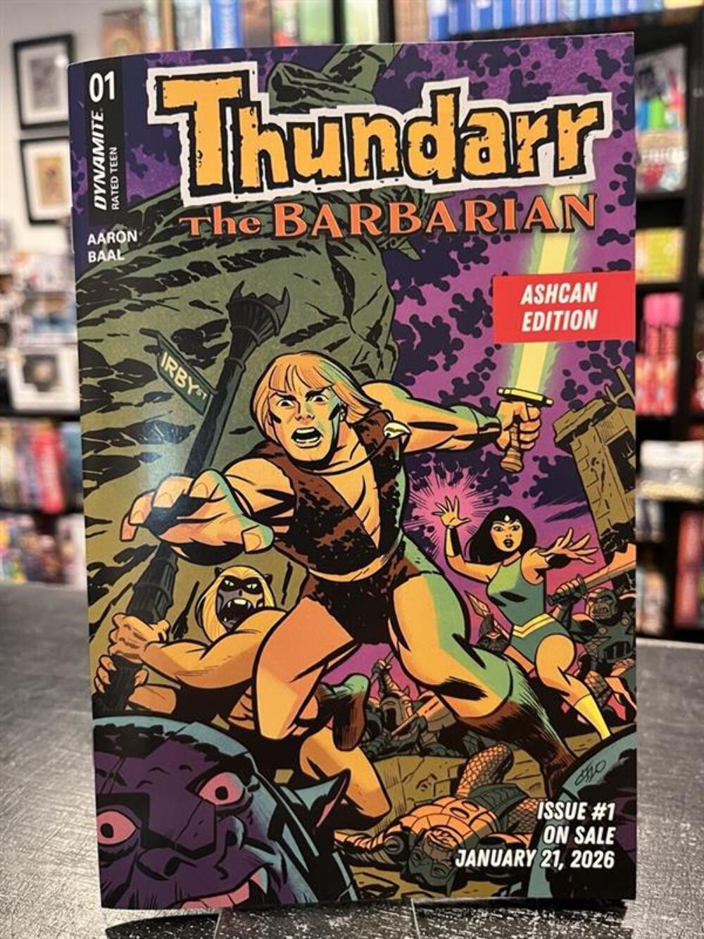 THUNDARR THE BARBARIAN #1 ASHCAN PROMO (Dynamite 2026) Comic